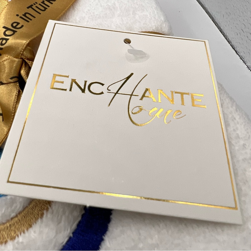 Enchante Home Evil Eye Set of 2 Hand Towels NEW - Picture 3 of 5